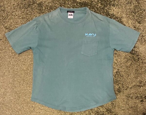 KAVU×NIKO AND Tシャツ Mサイズ USED グリーン