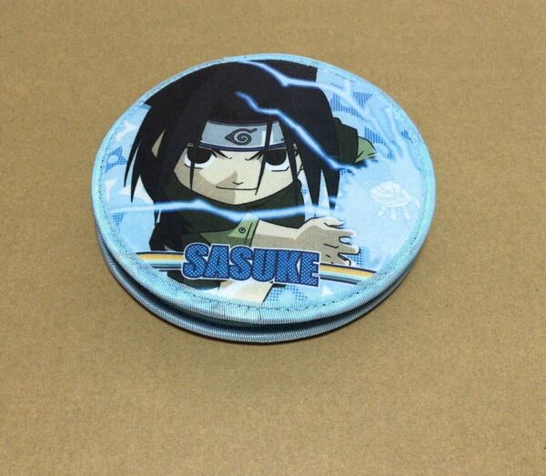 NARUTO ナルト 疾風伝 CDケース 不織布 ディスク 収納ポーチ うちはサスケ SD