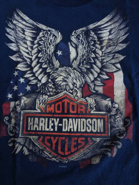 美品 ヴィンテージ USA製 HARLEY DAVIDSON ハーレー ダビッドソン Tシャツ イーグル 鷲 ヘンダーソン
