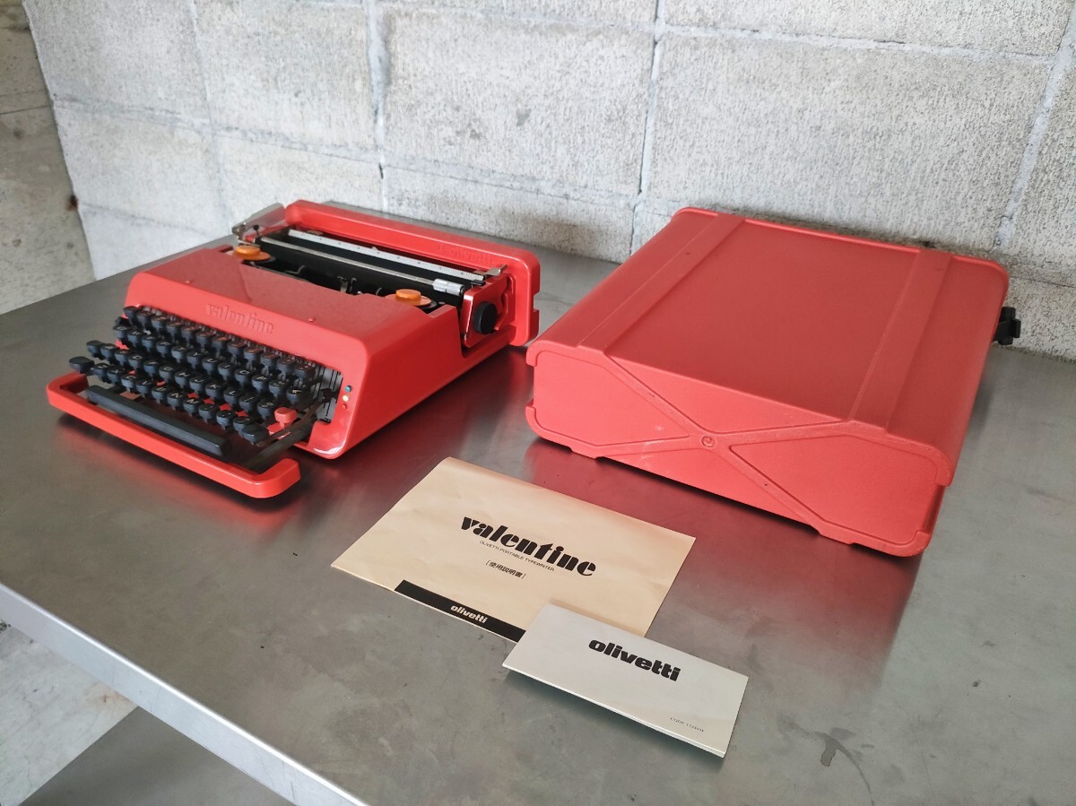 タイプライターolivetti valentine オリベッティバレンタイン