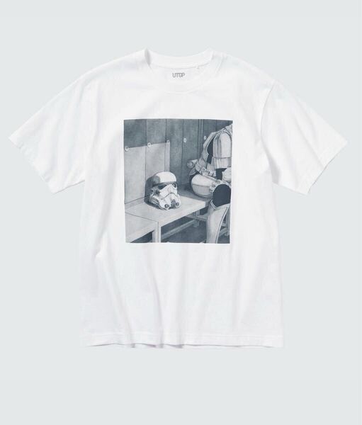 UNIQLO UTGP2023 スターウォーズ L 半袖Tシャツ UT MAGIC FOR ALL グラフィックT ユニクロ ストームトルーパー マーベル ディズニー 白