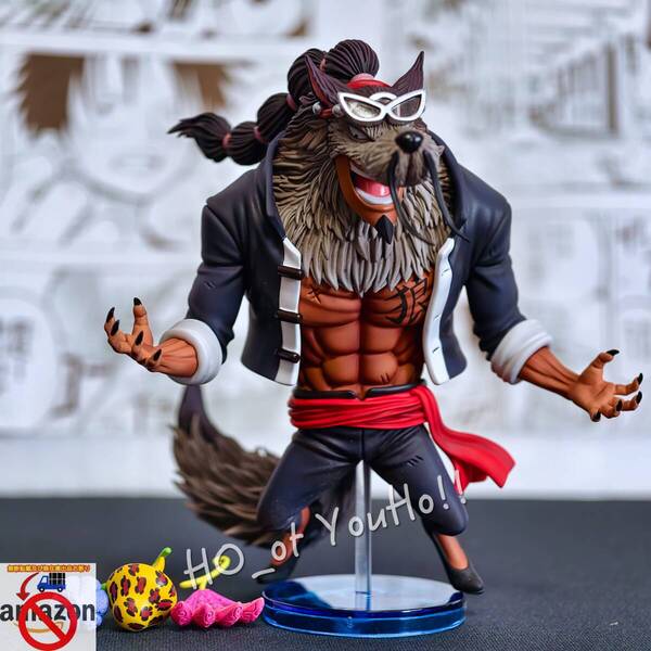 国内即日発送 ONEPIECE ワンピース フィギュア CP9 ジャブラ 人獣型 YZ スタジオ GK完成品 POP P.O.P