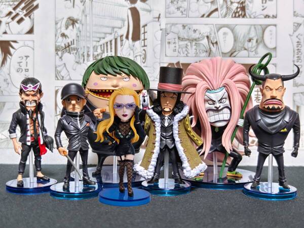 国内即日発送 ONEPIECE ワンピース フィギュア CP9 7人セット M4 スタジオ GK完成品 POP P.O.P