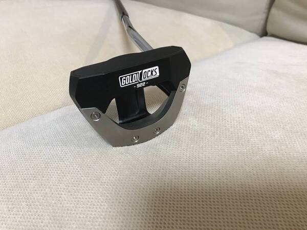 希少 美品 ゴルディロックス ゴルフ MODEL 922 34インチ STM ドットエイト ブラック 装着 / GOLDILOCKS シングルベント 純正グリップ