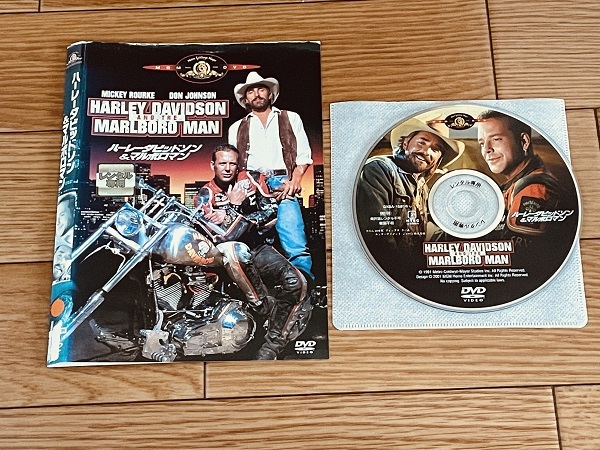 DVD 『ハーレー・ダビッドソン』 廃版激レア 新品未開封 廃盤【新品未開封】ハーレーダビッドソン&マルボロマン('91米