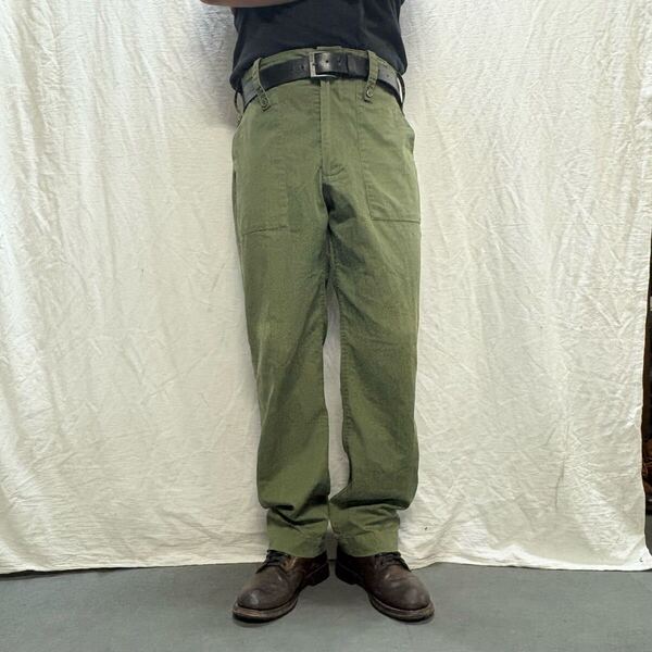 名作イギリス軍 実物 ベイカーパンツ 86cm L ミリタリー ヴィンテージ カーゴパンツ ワークパンツ ユーティリティパンツ 米軍 ペインター