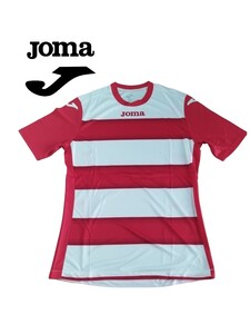 【新品特価!】JOMA/ホマ 100405-600 プラクティスシャツ 半袖 練習着吸汗速乾 サッカー フットサル /2/インターサイズM(日本サイズL相当)