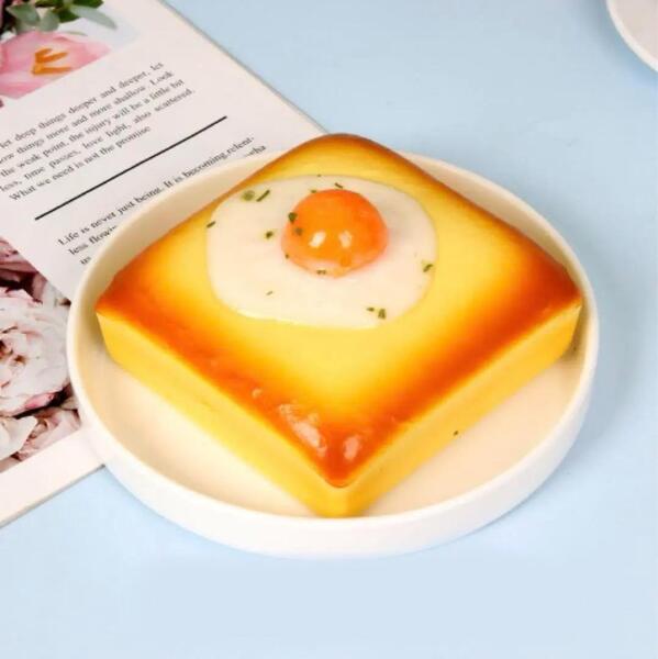 【目玉焼き×トースト】海外スクイーズ
