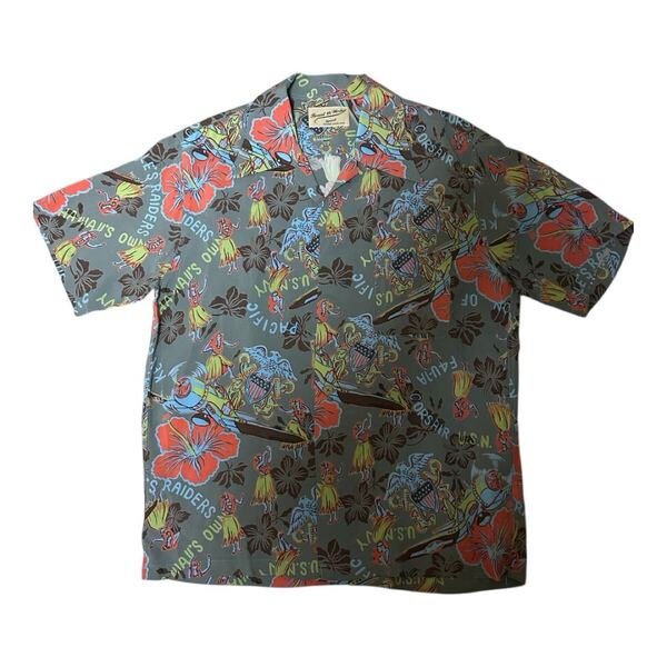 未使用 Recent Works アロハシャツ 日本製 DURBAN 2 ④
