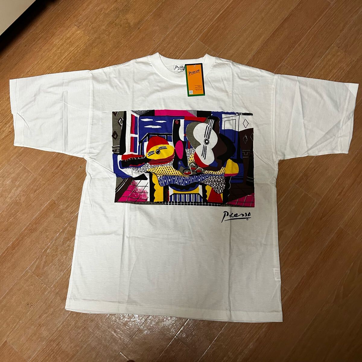 ヴィンテージ ピカソ 公式 アート 画家 Tシャツ バンダナ 刺繍 紫 2025年最新】Yahoo!オークション -ピカソ(Tシャツ)の中古品