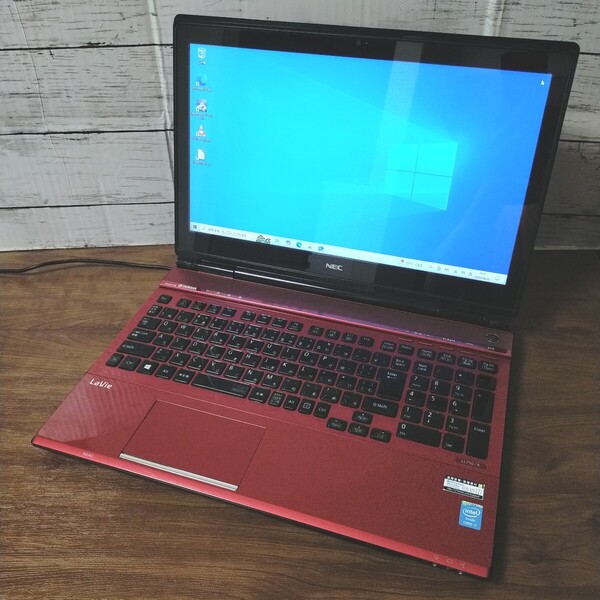 ★良品★NEC LaVie LL750/R★Core i7-4700MQ 2.40GHz 新品SSD512GB メモリ8GB タッチパネル Blu-ray カメラ Bluetooth Win10 Home★222