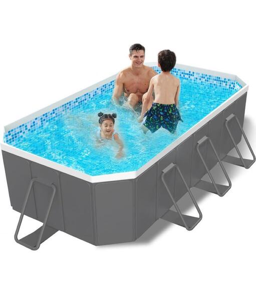 空気入れ不要!プール 2.9m 大型 子供用 家庭用 組み立て不要 猛暑対策