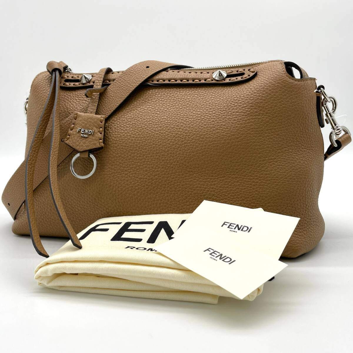 【FENDI】バイザウェイ ラージ ハンドバッグ ベージュ 中古 2025年最新】Yahoo!オークション -フェンディ バイザウェイ