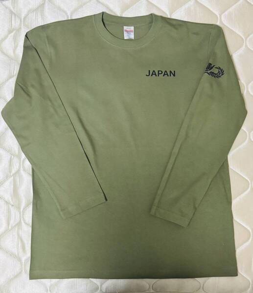 送料無料 自衛隊 ロングTシャツ 陸上自衛隊 格闘指導官 徽章