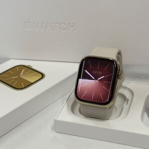 ☆即決 美品 ゴールドステンレス Apple Watch series9 41mm アップルウォッチ GPS+Cellular シリーズ9 964