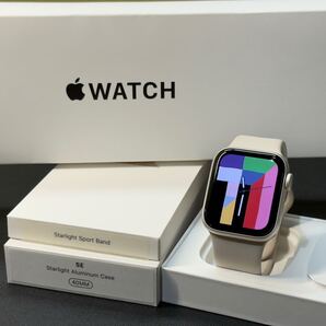 ☆即決 美品 バッテリー良好 お試しにもどうぞ! Apple Watch SE2 40mm スターライトアルミニウム アップルウォッチ GPSモデル 937