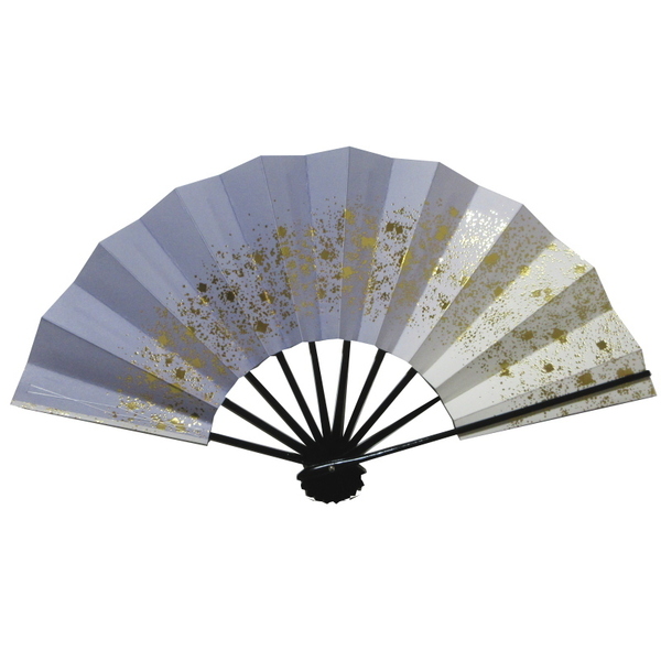 新品 舞扇子 天の川 藤 黒塗り 日本製 1214 舞扇 扇子 せんす よさこい うらじゃ
