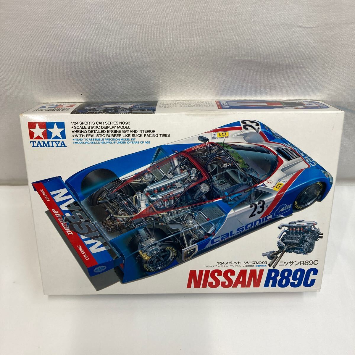 貴重 フルスポンサー カルトグラフ版 タミヤ 1/24 ニッサン R89C