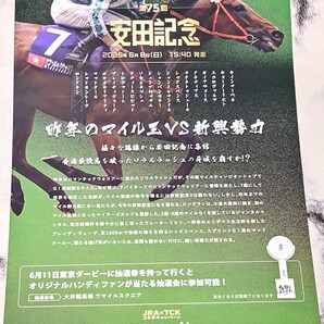 【競馬】安田記念 東京ダービー ロマンチックウォリアー ラムジェット JRA×TCK コラボキャンペーン フライヤー チラシ ①