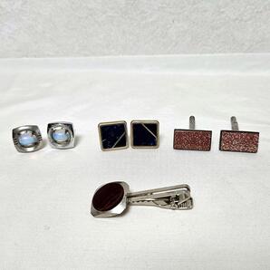カフリンクスセット 4点 ネクタイピン付き