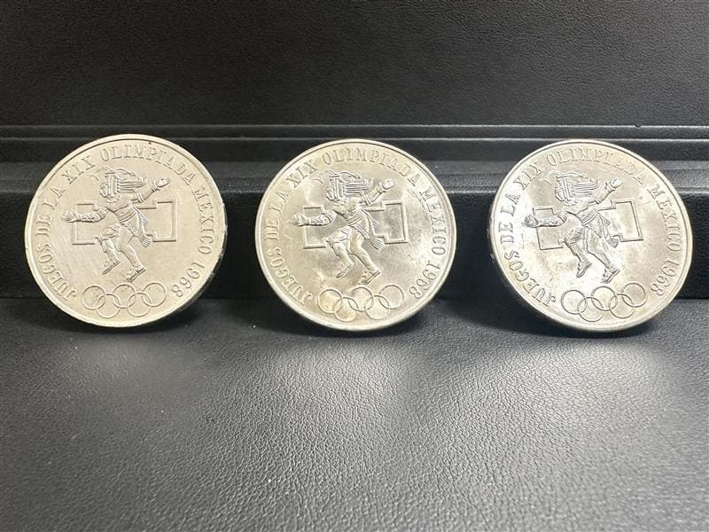 全国総量無料で Yahoo!オークション の -「メキシコオリンピック銀貨」(貨幣) コレクション