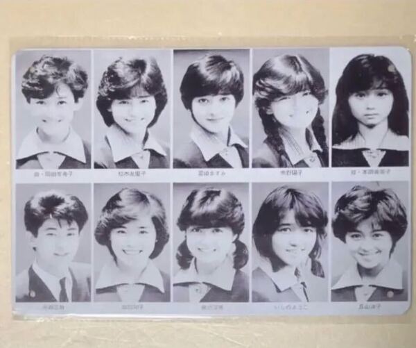 ☆80年代アイドル名簿☆ レトロ ☆ ブリキ看板 ☆