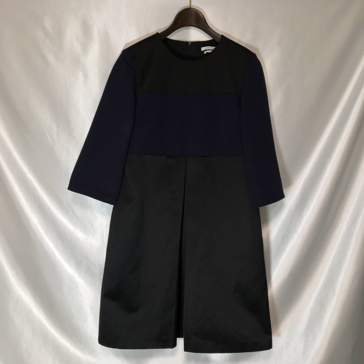 【未使用級】FOXEY ストレッチジャージ ワンピース ブラック 38 M 未使用級】FOXEY ストレッチジャージ ワンピース ブラック 38 M