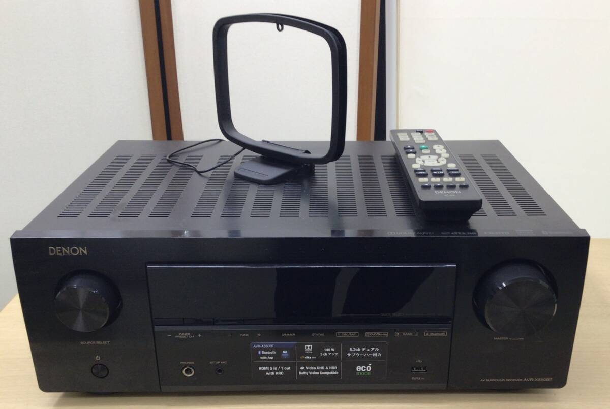 【美品】DENON AVR-X550BT AVアンプ AVサラウンドレシーバー DENON AVR-X550BT オークション比較 - 価格.com