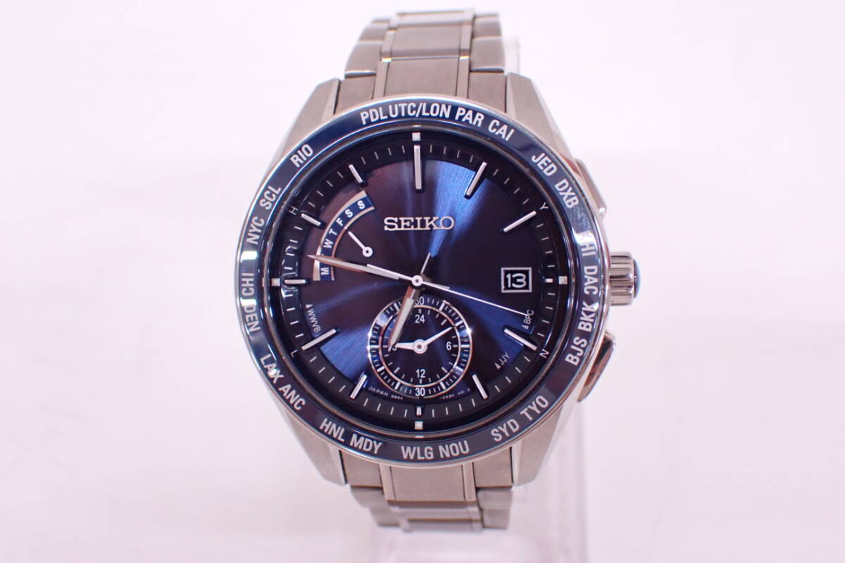 セイコー ブライツ 8B54-0AS0 電波ソーラー チタン製 ワールドタイム Yahoo!オークション -「seiko 8b54」(ブライツ) (セイコー)の