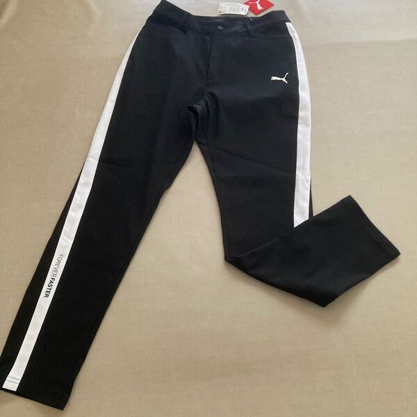 新品・未使用 PUMA ゴルフ パンツ ◆ L ◆ 630591 ブラック プーマ