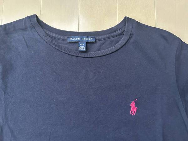 POLO RALPH LAUREN ポロ・ラルフローレン 半袖Tシャツ 紺 サイズM