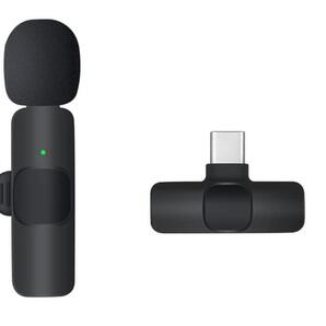 ンマイク ワイヤレス スマホ マイク Android/apple 用 Type-C 【360°集音 瞬時接続】 APP不要 Bluetooth不要 7時間連続使用
