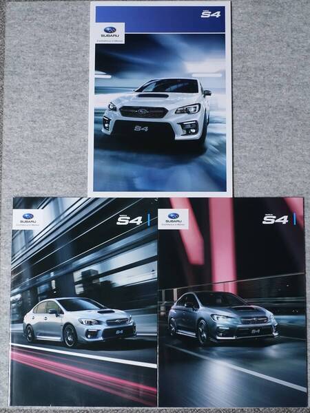 送料無料 SUBARU WRX S4 カタログ 3冊セット スバル DBA-VAG STI Sport EyeSight 2.0GT-S
