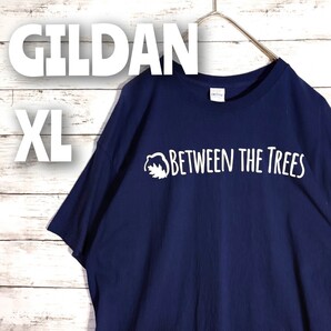 30 ギルダン GILDAN 半袖Tシャツ Tシャツ 古着 アメカジ XL 半袖 ロゴプリント英字ロゴ両面プリント大きいサイズ