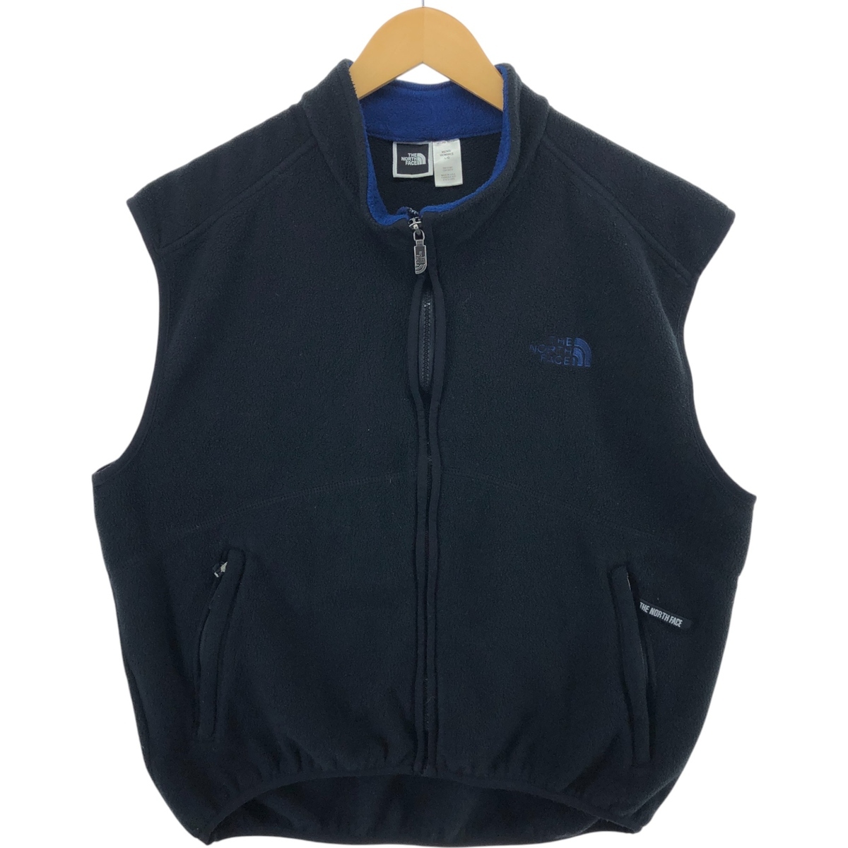 90s ノースフェイス　ベスト　フリース　Lサイズ USA製 古着 90s USA製 TNF The North Face ロゴ 刺しゅう フリース