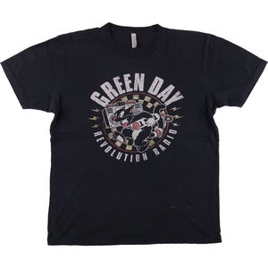 古着 GREEN DAY グリーンデイ バンドTシャツ バンT メンズXL相当 /eaa560311