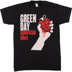 古着 タルテックス TULTEX GREEN DAY グリーンデイ バンドTシャツ バンT メンズS相当 /eaa560301