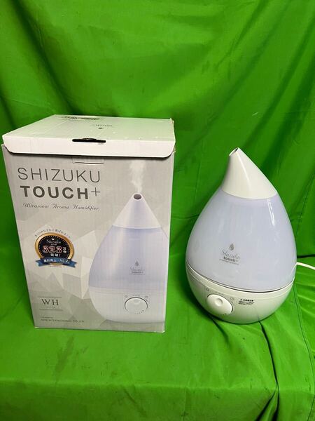 APIX SHIZUKU touch+ AHD-022-WH(ホワイト) SHIZUKU タッチプラス 超音波式アロマ加湿器 アピックス