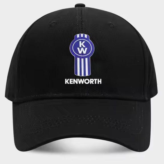 新品 KENWORTH KW プリント キャップ 野球帽 帽子 ブラック ブルー メンズ レディース ユニセックス アメカジ ストリート