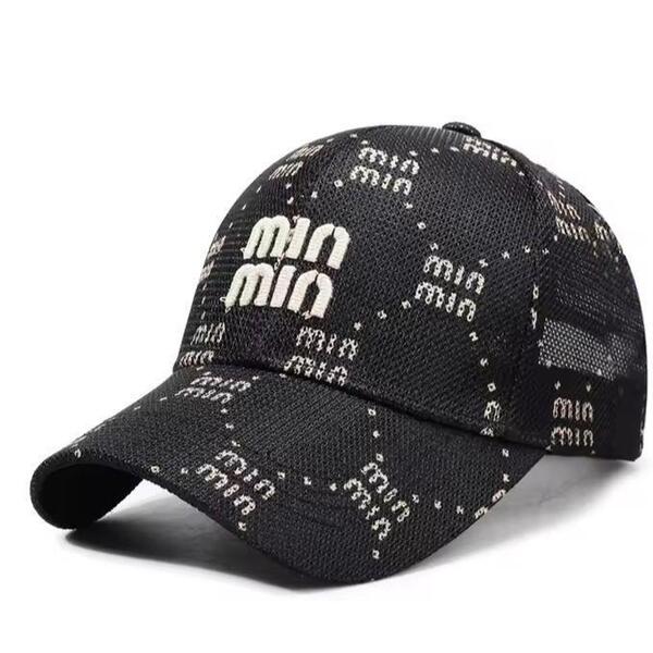 新品 モノグラム min min 刺繍 キャップ 野球帽 帽子 黒 ブラック メンズ レディース ユニセックス