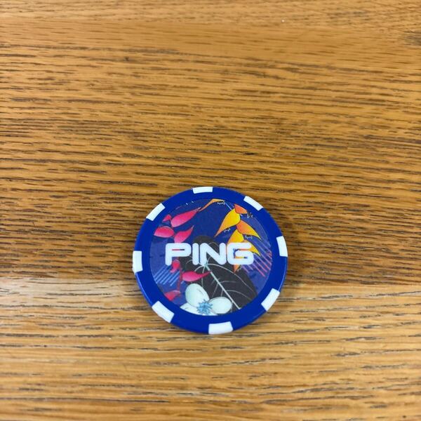 Ping ゴルフボールマーカー ブルー系 2020年のE KU'U PAUのデザイン 送料込