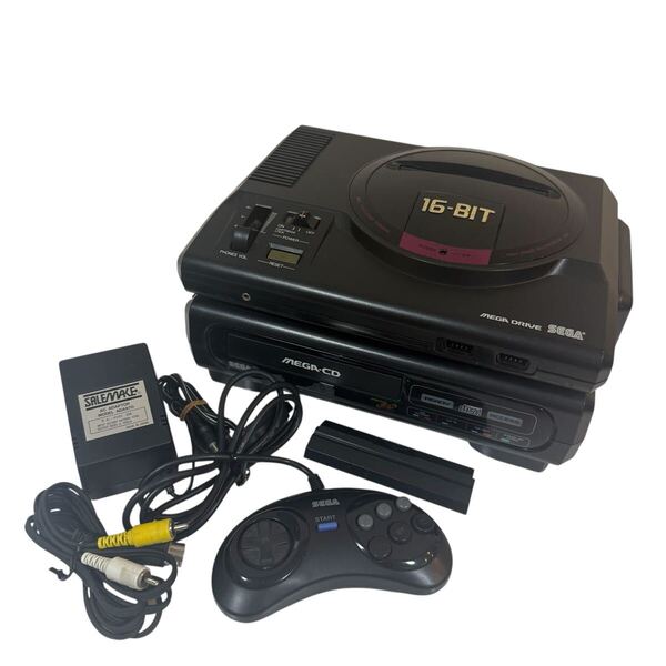 SEGA セガ 初代 メガドライブ メガCD HAA-2910 MEGA DRIVE 16-BIT HAA-2510 ジャンク品