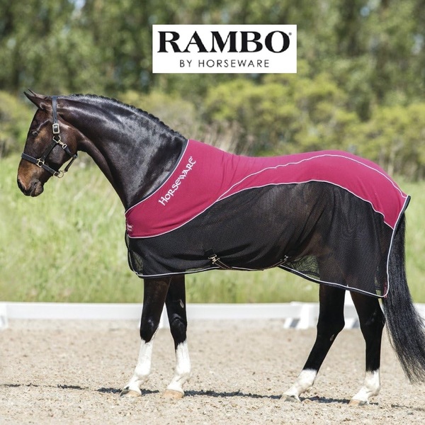 送料無料に変更!Horseware RAMBO【ランボー】スポーツクーラー◆ホースラグ/馬着/クールセンサー◆美品