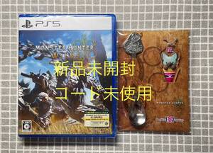 新品未開封 コード未使用 PS5ソフト モンスターハンターワイルズ & サーティーワンコラボノベルティセット (検索用:モンハン 31 限定 )
