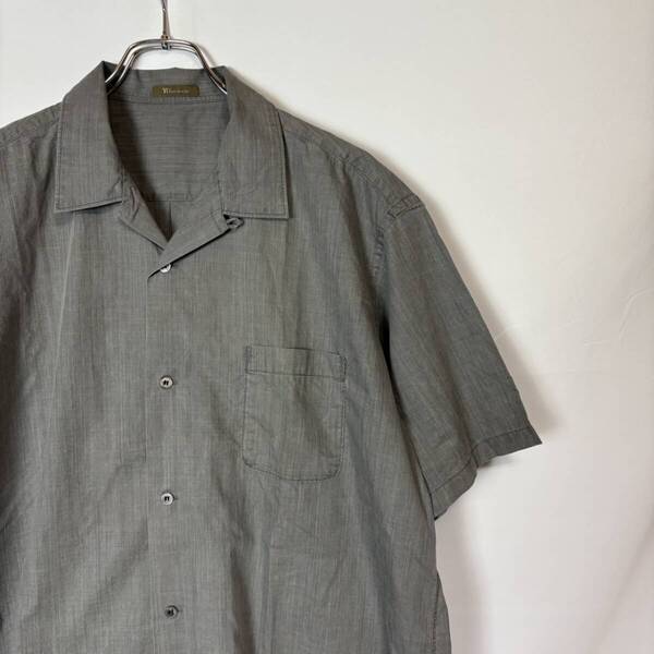 90s 美品 正規品 Y's for men YOHJI YAMAMOTO ワイズフォーメン ヨウジヤマモト オープンカラー 半袖シャツ コットン オーバーサイズ FREE