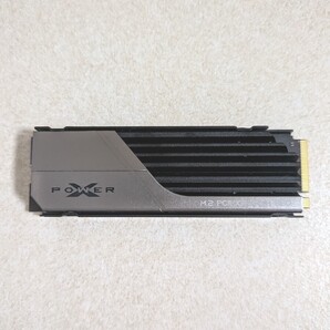 SiliconPower M.2 2280 NVMe PCIe Gen 4x4 XS70 ヒートシンク付きSSD 1TB【PS5対応】SP01KGBP44XS7005 【動作良好】