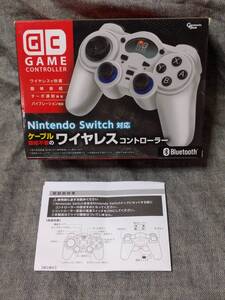 Switch(スイッチ) プロコン風 【ワイヤレスコントローラー ブラック】ピーナッツ クラブ 122