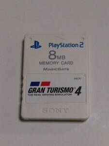 〇△□X SONY PS2 メモリーカード (Premium Series グランツーリスモ4) 【8MB】 認識OK 〇△□X
