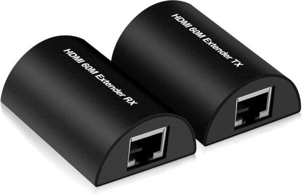 HDMIエクステンダー 60m イーサネット延長器 1080P対応 説明書なし