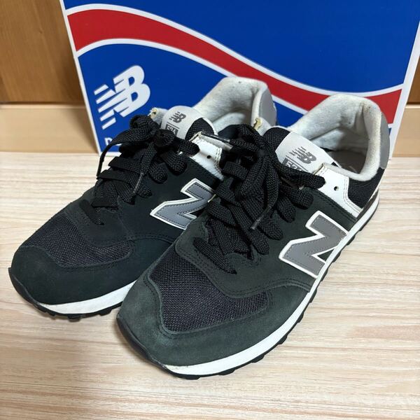 送料無料★NEW BALANCE ニューバランス スニーカー W 574 SKW 26cm ブラック